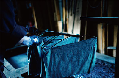 Japan has a long history of using natural dyes including indigo dye.